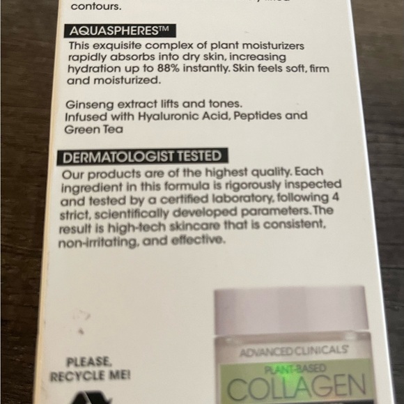 Advance clinical plant based collagen multi lift moisturizer plump up fine lines - Picture 3 of 5